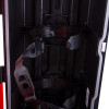 Close-up of the bracket inside the ultrafire weatherproof single extinguisher cabinet designed to hold an item securely