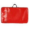Back of the lithco lithium ion pallet cover in red with a black handle on top