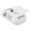 Back view of the ultrafire 10yr digital carbon monoxide alarm showing mounting bracket and vents