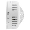 Side view of the ultra fire heat alarm showing its ventilation slots and white casing