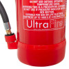 a close up of the boot to the 6ltr water mist fire extinguisher with the nozzle in the holder