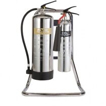 Chrome Extinguisher Stands