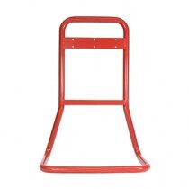 Red Metal Extinguisher Stands