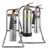 Chrome Extinguisher Stands