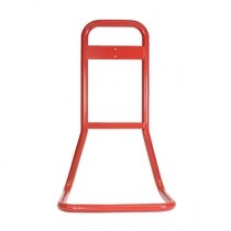 Red Metal Extinguisher Stands