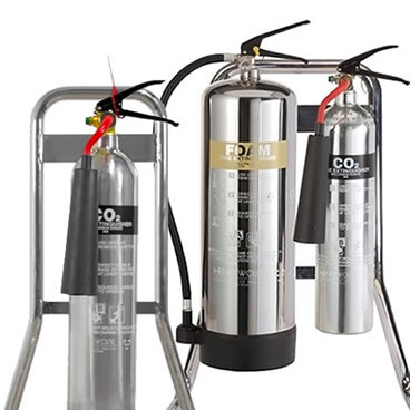 Image of the <span>UltraFire</span> Chrome Extinguisher Stands