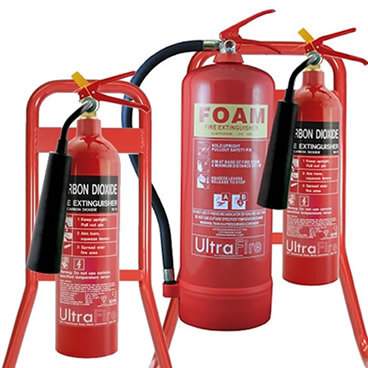 Image of the <span>UltraFire</span> Red Metal Extinguisher Stands